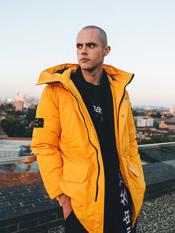 Yellow Down Winter Coat | INFLATION