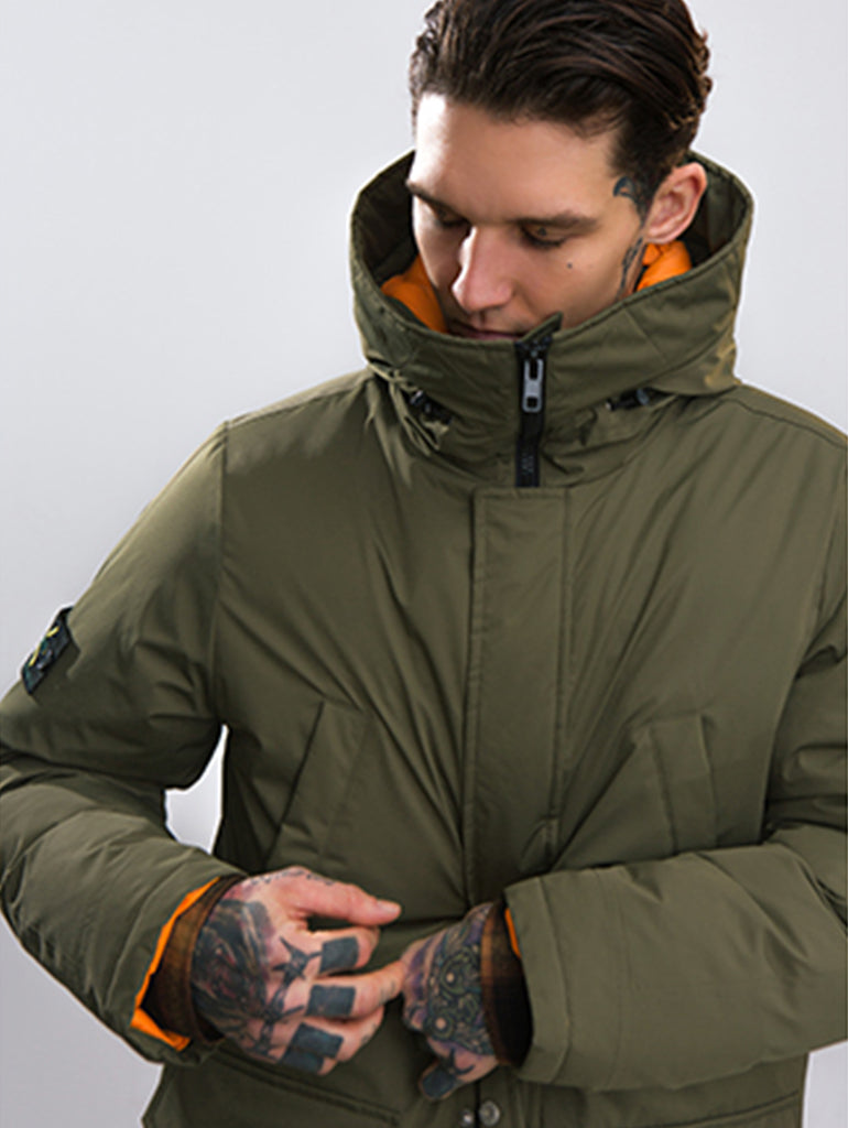 Army Green Down Jacket | INFLATION